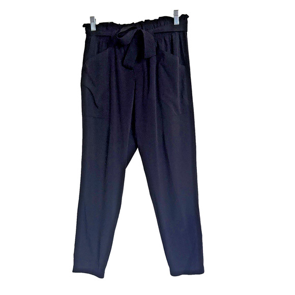 Athleta Skyline Pant II Sz‎ 8 Black Travel Jogger Work Athleisure Stretch - Picture 1 of 9